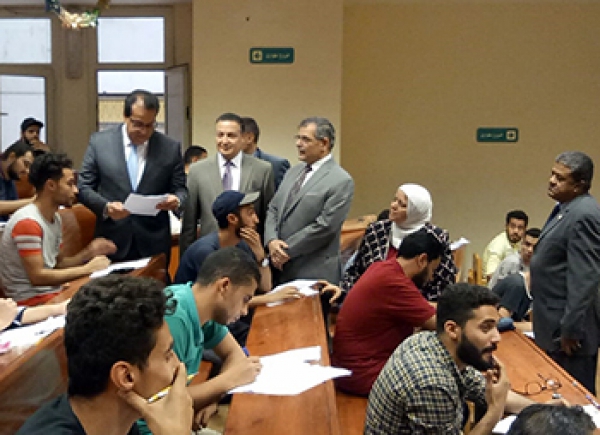 Surprise Visit by Minister of High Education to Inspect Exams at Benha University