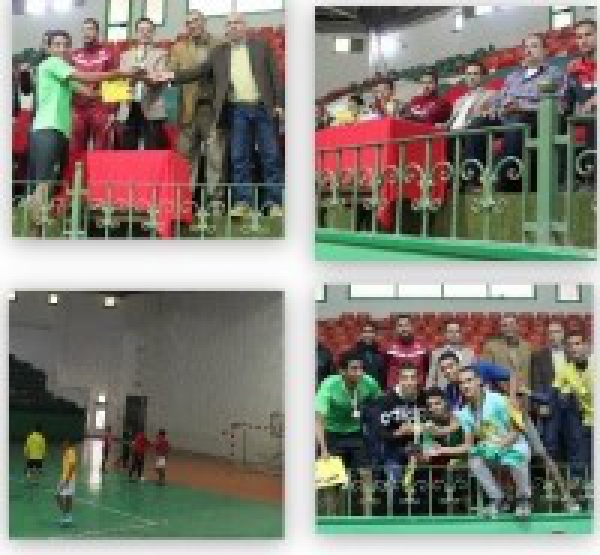 The closing ceremony of the football league of the faculty of physical education