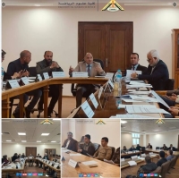 Dean of the Faculty of Sports Sciences, Benha University, Prof. Dr. Osama Salah Fouad, chairs the monthly meeting of the Faculty Council in February