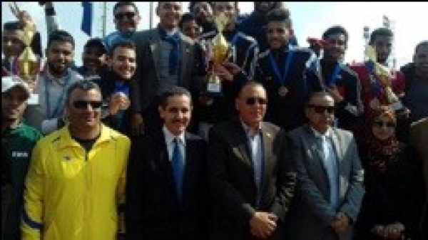 Benha university’s awards in the student’s families festival in Suez Canal