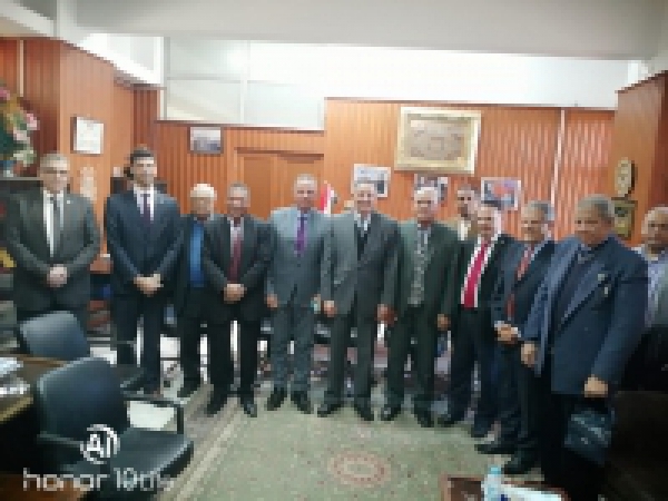 Prof.Dr. Samir Hamad suddenly visit the faculty of engineering/ Benha