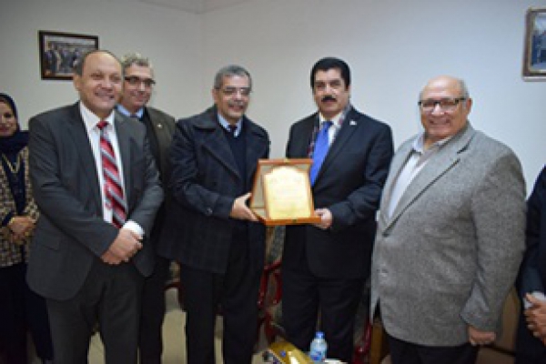 EL-Magraby meets surgery professor of the Egyptian Universities