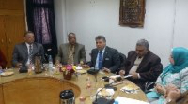 A Hearing session to develop education in Benha University