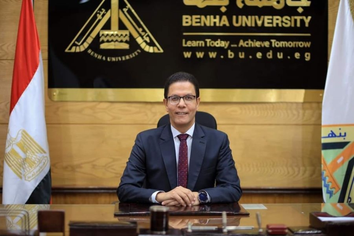 President of Benha University Congratulated Mr. President Sisi on Police Day