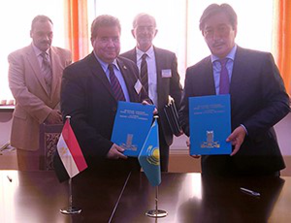 Signing an international relationship memorandum of understanding between the EL-Faraby University and Benha University