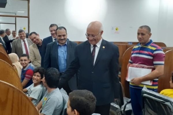 BU president inspects the third phase of the initiative of Egypt&#039;s digital youngsters