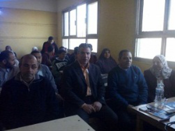 The faculty of education calls for political participation in the election at “El-Shomot” school in Benha